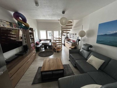 2 Zimmer Maisonette in Klein-Welzheim - Offene Dachgalerie & Dachterrasse