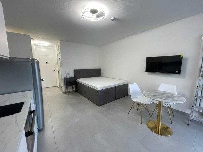 Top renovierte möblierte Wohnung mit Balkon in Bestlage Nymphenburg