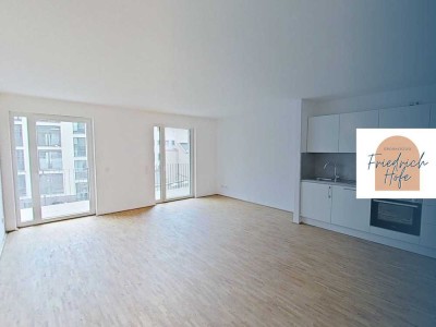 Helle 3-Zimmer-Wohnung mit großem BALKON und EBK im Neubauquartier "Großherzog Friedrich Höfe"