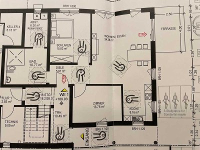 Stilvolle 3-Zimmer-Erdgeschosswohnung mit gehobener Innenausstattung mit Terrasse un EBK in Brechen.