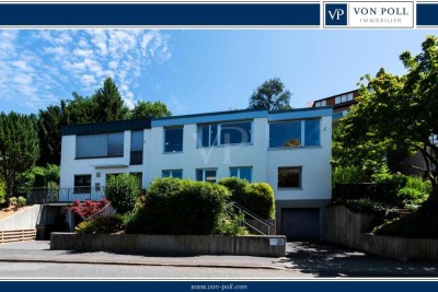 Reserviert - Eindrucksvolle DHH mit Weitblick
und vielseitigen Nutzungsmöglichkeiten