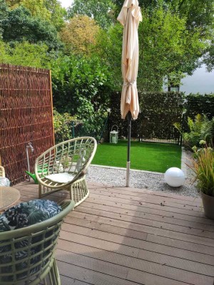 Renovierte 2-Zimmer Wohnung mit Garten, Tiefgarage und Einbauküche in Augsburg-Innenstadt