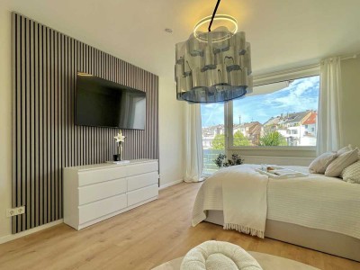 Erstbezug & Reduzierte Maklergebühr: Exklusive 2-Z.-Wohnung mit Balkon im Herzen Düsseldorfs