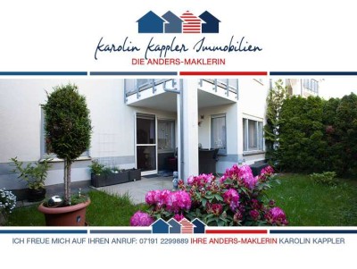 Stufenlos & bezaubernd: Erdgeschosswohnung mit kleinem Gartenparadies in Backnang Maubach