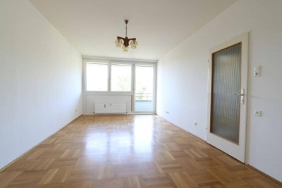 Gepflegte 3-Zimmer-Wohnung im 3. Liftstock mit westseitiger Loggia beim Doblhoffpark