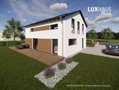 LUXHAUS! Kompakte Stadtvilla mit viel Garten! NIEDRIGENERGIEHAUS!