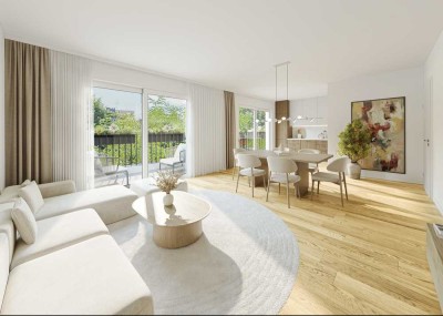 Kurzfristig bezugsfertig! Exklusive altersgerechte 3 Zimmer KFW 40 Neubauwohnung in Rösrath