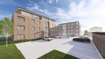 Neubauwohnquartier in Aurich-Extum: KFW 40+ NH QNG Obergeschosswohnung in Sackgassenlage!