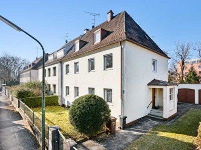 3-Familien-Haus in ruhiger Wohnlage direkt am &quot;Amphionpark&quot; von München-Moosach