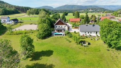 Historisches Anwesen mit Potential – Wohnen &amp; Arbeiten im Grünen unweit des Klopeiner Sees!