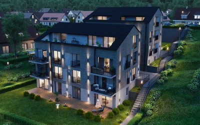 Maisonettewohnung, super Grundriss, große Dachterrasse, herrliche Aussicht