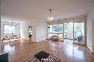 Helle 2 Zimmer-Wohnung mit großer West-Loggia