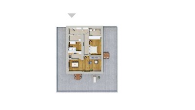 Erstbezug 3-Zimmer Wohnung - barrierefrei