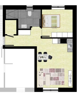Moderne 2-Zimmer Souterrain in Hofheim am Taunus