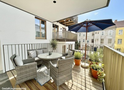 Starterwohnung im Zweitbezug - ca. 44 m² GWNFL - 2 Zimmer - Balkon - 1. Obergeschoss - Top Infrastruktur