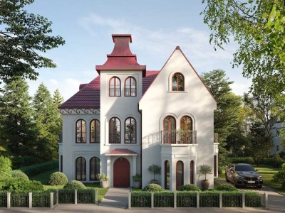 NEUBAU Einzelvilla in klassischer Architektur unweit des Pasinger Stadtparks