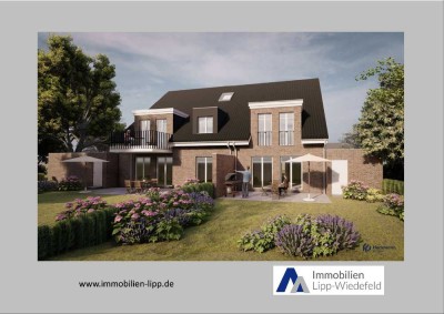 Provisionsfrei: Neubau-Doppelhaushälfte als veredelter Rohbau in Grefrath-Oedt