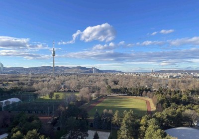 Alte Donau: 2 Zimmer Wohnung mit Weitblick in Toplage