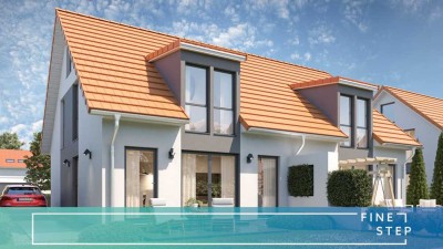 Kompaktes KfW 40+ Effizienzhaus – Ihr neues Zuhause mit Blick über freie Felder