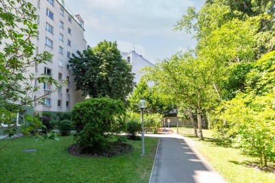 Grüne Oase in bester Lage: 3 Zimmer mit Loggia bei U3 Zieglergasse I Garage im Haus zur Miete
