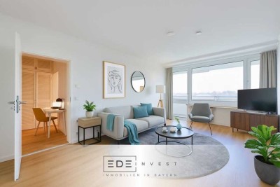 Helle, moderne 3-Zimmer-Wohnung – frisch renoviert mit herrlichem Ausblick