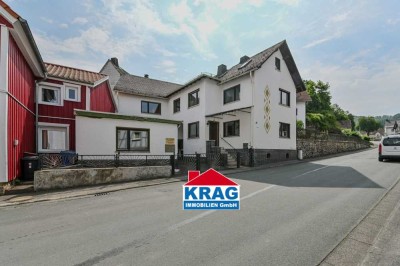 ++ KRAG Immobilien ++ Wohnen und Arbeiten auf einem Grundstück mit Büro und Garage ++