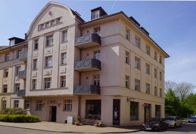 Park vor der Tür: Balkon & Idyllische Lage vor den Toren von Schleußig 2,5 Raum Eigentumswohnung