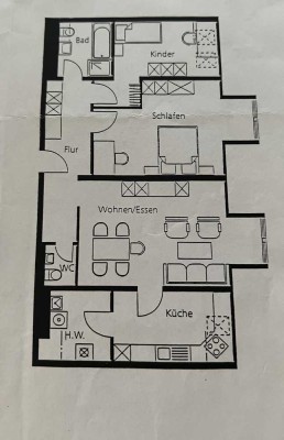 Geräumige 3-Zimmer-Dachgeschosswohnung zur Miete in Nittendorf