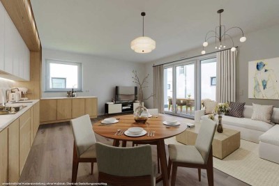 Ansprechende 3½-Zimmer-Wohnung im Erdgeschoss mit Terrasse