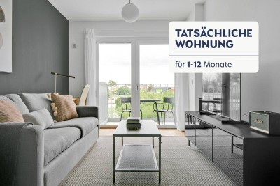 Neubau mit Stil! 2 Zimmer mit Balkon und hipper Wohnküche! Sowie Parkett, Badewanne und Ausblick (VIE185)
