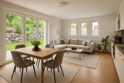 Wohnen ab 55 Jahren! Seniorengerechte 2-Zimmer-Gartenwohnung