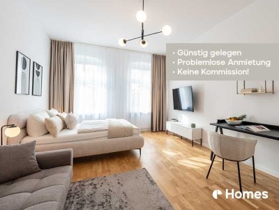 Modern möblierte 2-Zimmer-Wohnung mit Arbeitsraum im Stadtteil Wedding