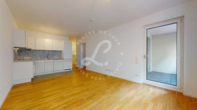 Neubau Erstbezug: Geschmackvolle 2-Zi.-Wohnung mit Einbauküche & Balkon