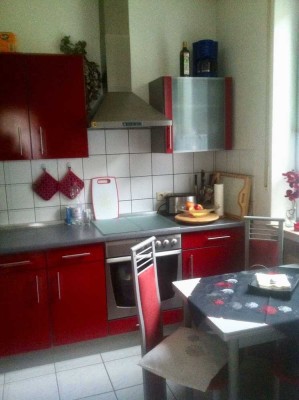 Freundliche 1-Zimmer-Terrassenwohnung mit Balkon und Einbauküche in Bielefeld