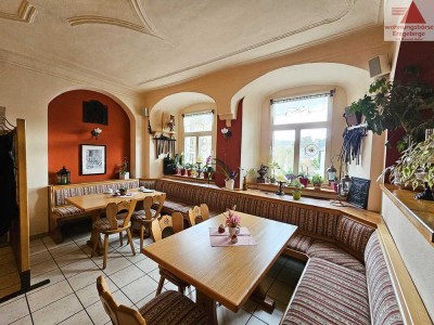 Ihre neue Wirkungsstätte - 
Landgasthof mit Pension und Wohnungen