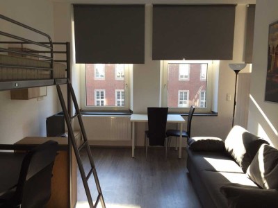 Möblierte Einraumwohnung 2. OG links