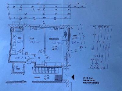 Neuwertige 2-Zimmer Wohnung mit Terrasse und Einbauküche in Wohmbrechts