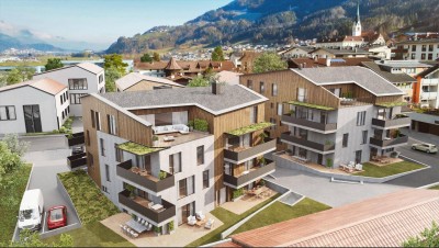 Wohnen am Hirschenkreuz II im Penthouse