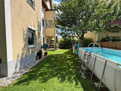 Charmante 3-Zimmer-Eigentumswohnung mit großem Garten in sonniger Süd-Lage