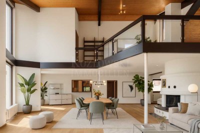 Potential mit Burgblick - Galerie-Maisonette mit Dachterrasse und Garage!