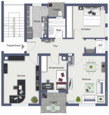 Sonnige 4-Zimmer-Wohnung in perfekter Lage! Provisionsfrei!