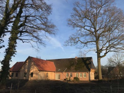 Leben in einer ebenerdigen 4-Zimmer-Wohnung auf einem Hof in Nortrup