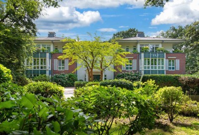 Garten mit direktem Alsterlaufzugang - Großzügige Maisonettewohnung mit Südterrasse im Alstertal