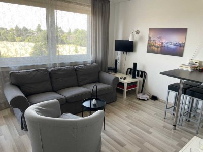 Möblierte Wohnung mit gehobener Innenausstattung in Düsseldorf-Nähe