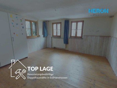 TOP LAGE  - Renovierungsbedürftige Doppelhaushälfte in Erdmannhausen