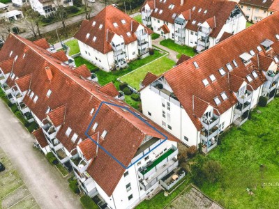 2-Zimmer-DG-Wohnung mit Balkon in Rastatt