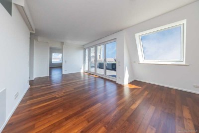 Ludwigsvorstadt - Exklusive Penthousewhg. mit 2 Dachterrassen, Alpenblick und 3 TG-Stellplätzen