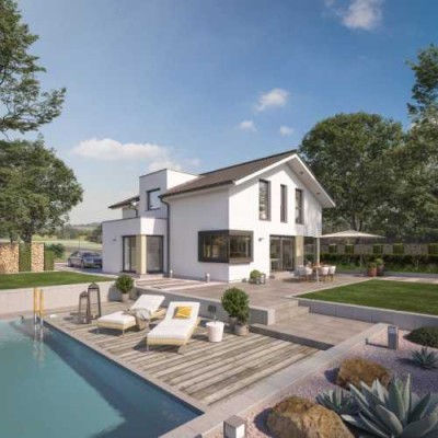 Modernes Einfamilienhaus im Chalet-Stil
