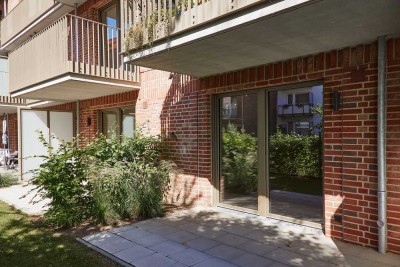 Sofort einziehen - 4-Zimmer-Neubauwohnung mit Terrasse im EG – ca. 94 m² in Hamburg-Barmbek