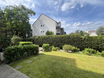 Vollmöbliertes tierfreundliches 3-Zimmer-Apartment mit eigenem Garten & Garagenstellplatz